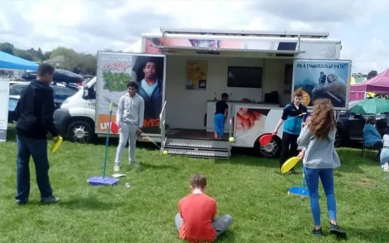 GYM Bus at the park